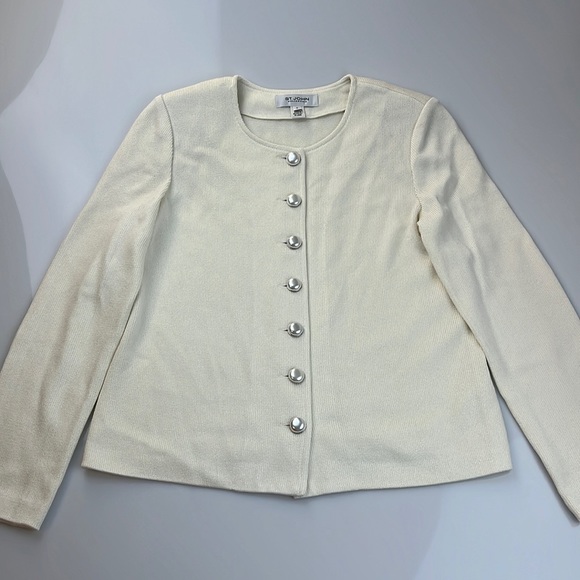 St. John Collection Heavy Buttoned Cardigan S54-2 - Picture 2 of 9